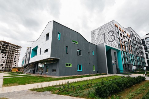 Уникальный «космический» детский сад построен в Новой Боровой 1
