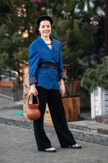 Фоторепортаж: PRETAPORTAL Fashion Coffee в цвете classic blue 40