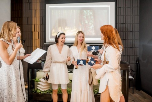 White party на Зыбицкой: фоторепортаж с PRETAPORTAL Fashion Coffee в гастробаре «Правда» 66