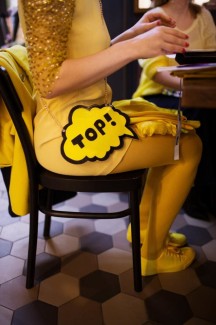 Фоторепортаж: желтый PRET-A-PORTAL Fashion Coffee в ТЦ Метрополь 14