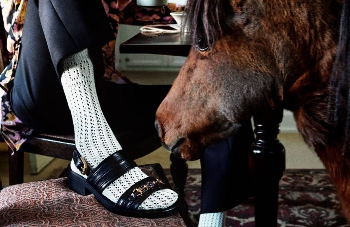 Лошадь стала главным героем рекламной кампании Gucci 5