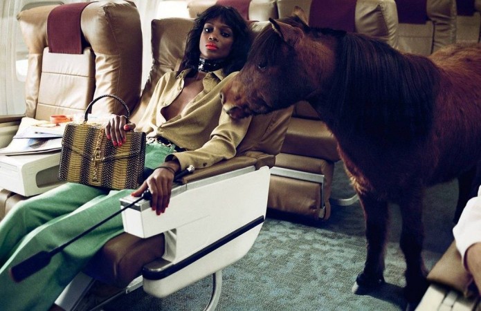 Лошадь стала главным героем рекламной кампании Gucci 14