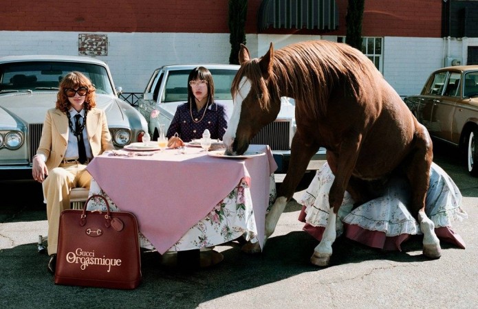Лошадь стала главным героем рекламной кампании Gucci 1