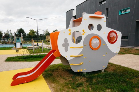 Уникальный «космический» детский сад построен в Новой Боровой 11
