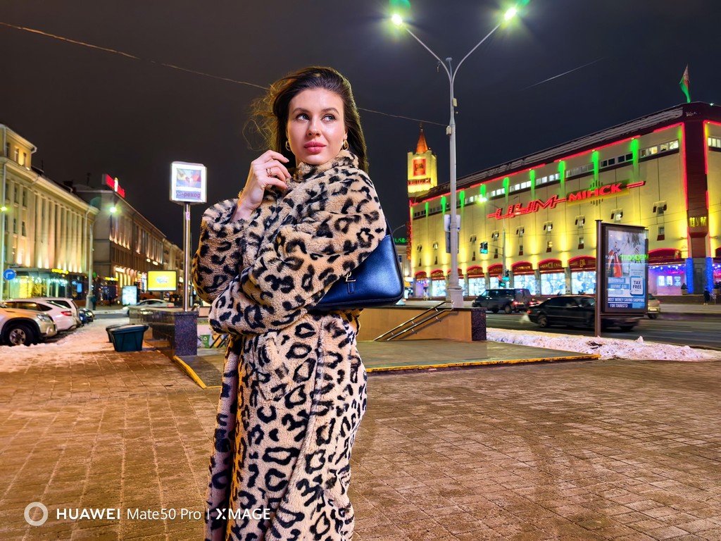 Огни ночного Минска в объективах мирового камерофона. Снимаем на смартфон Huawei Mate 50 Pro 9